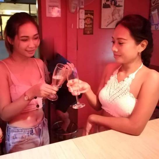 Two lovely Thai bar girls in Udonthani